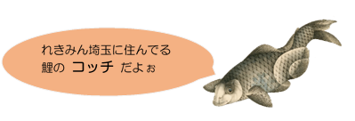 鯉のコッチだよ