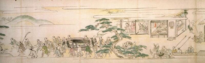 当館所蔵のある絵巻物の画像
