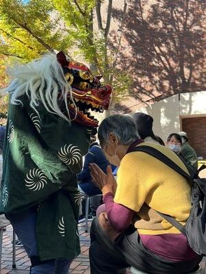 獅子舞の様子・その１