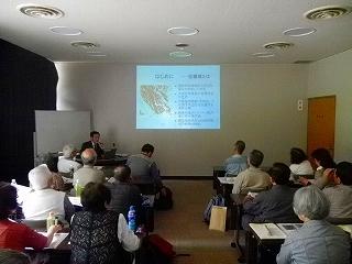 さいたま市教育委員会文化財保護課・青木係長による「岩槻藩の大名と城下町」についての講義