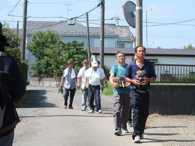 玉敷神社のお獅子さま（加須市馬内八軒）